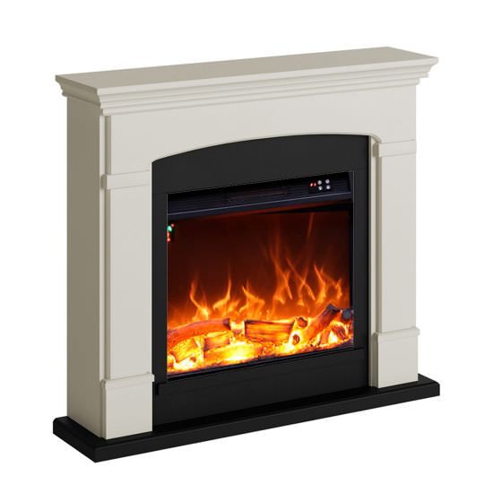 SINED  Cream White Floor Standing Fireplace is a product on offer at the best price
