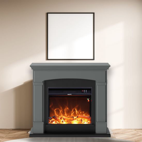 SINED  Dark Gray Floor Fireplace is a product on offer at the best price