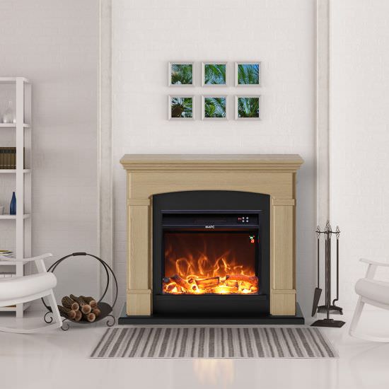 SINED  Floor Standing Oak Fireplace is a product on offer at the best price
