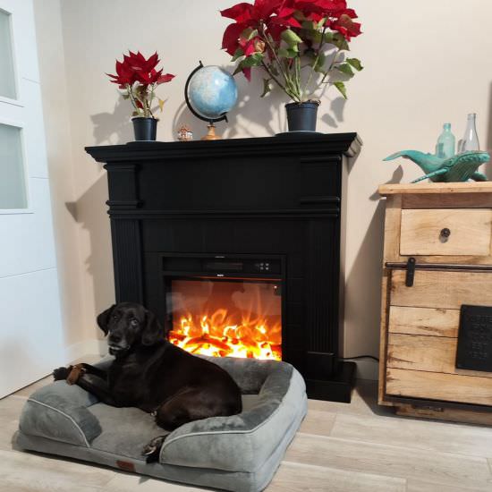 SINED  Deep Black Frame For Fireplaces is a product on offer at the best price