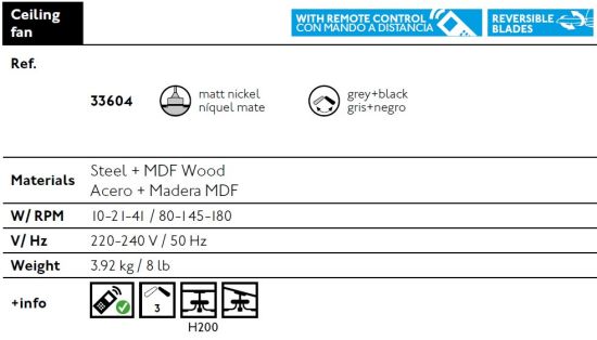 FARO  Ventilatore per soffitto MINI MALLORCA  un prodotto in offerta al miglior prezzo online