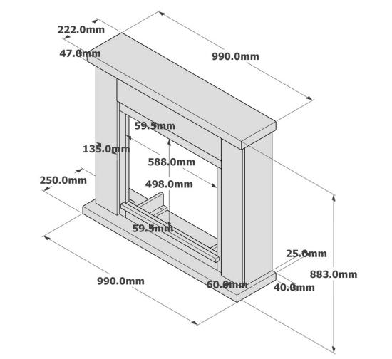 TAGU the missing piece  Rivestimento Rovere Caminetto Elettrico  un prodotto in offerta al miglior prezzo online