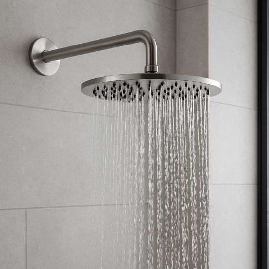 SINED  Kit Braccio Soffione Inox 30cm Parete è un prodotto in offerta al miglior prezzo online