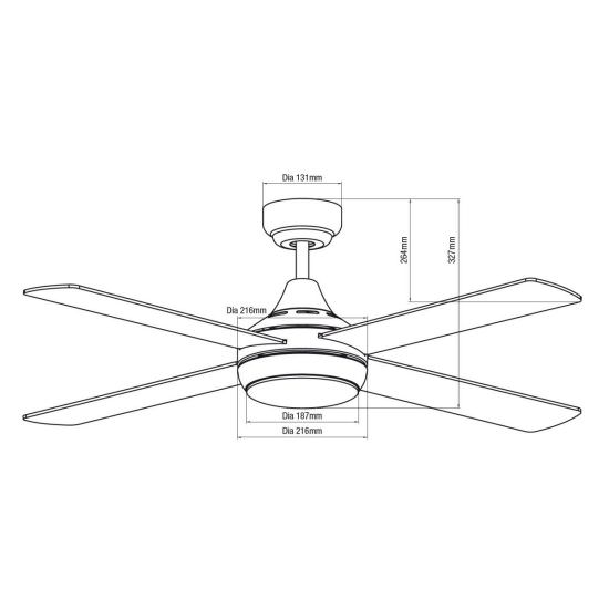 MARTEC  Ventilatore da soffitto facile da usare  un prodotto in offerta al miglior prezzo online