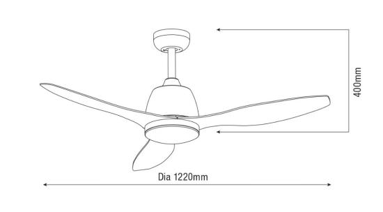 MARTEC  Ventilatore Bianco con Luce LED  un prodotto in offerta al miglior prezzo online