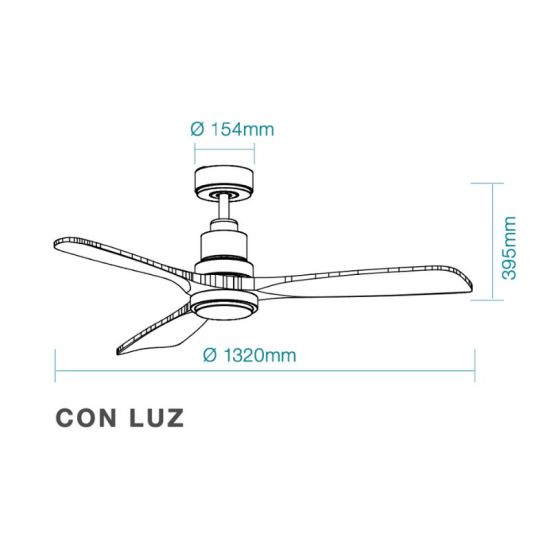 MARTEC  Majorca neronaturale DC 1066mm WIFI 20W CCT LED è un prodotto in offerta al miglior prezzo online