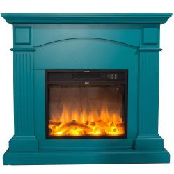 SINED  Turquoise Floor Fireplace is a product on offer at the best price