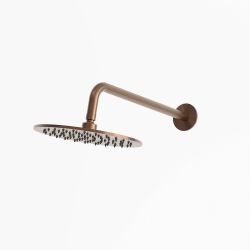 Kit Braccio Soffione Inox 30cm Parete