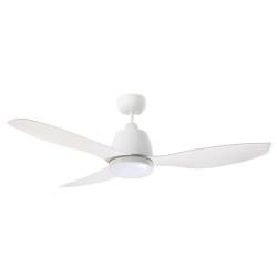 Ventilatore Bianco con Luce LED