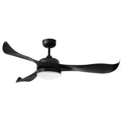 Ventilatore nero da soffitto in ABS