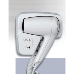 Wall Mounted Hair Dryer With Shaver Sock