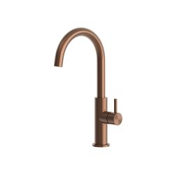 Rubinetto miscelatore cucina alto inox