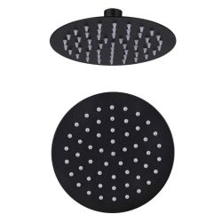 SINED  Black Steel Shower Head 15 Cm  is a product on offer at the best price