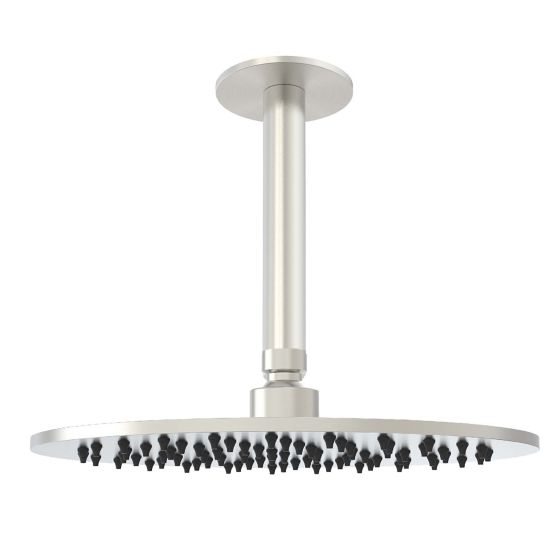 Kit Braccio Soffione Inox 25cm Soffitto