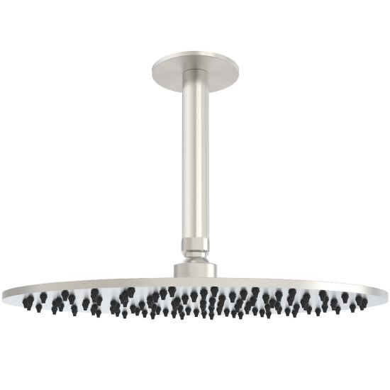 Kit Braccio Soffione Inox 30cm Soffitto