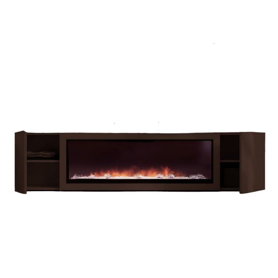 Cabinet With Spacesaving Electric Firepl