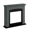 Wooden Frame For Electric Fireplace Helmi For Electric Insert Tagu Powerflame Wooden Frame Dark Grey Colour Measurements Lxwxh 107,2x24,5x95,2 Cm