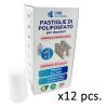 Pack of 12 boxes of 10 Boiler Polyphosphate Refills each. Long-life Food Grade, Anti-scale and Anti-corrosive refills for proportional dispensers. Pack of 12 boxes, with 10 units each.