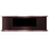 Brown Wooden Cabinet For Fireplace