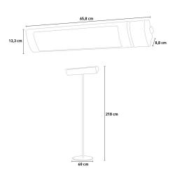 Lampe Infrarouge Avec Support