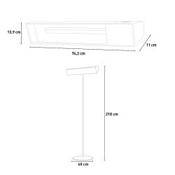 Outdoor Wifi Heater On Pole