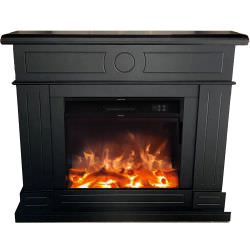 Black Electric Fireplace Frame