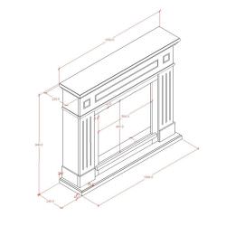 Cornice Caminetti Pienza Blu Turchese