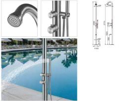 High Quality Black Outdoor Shower