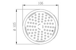 Ducha Solar De Playa Satinada Inox