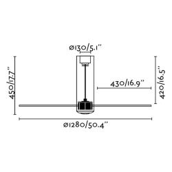 FARO  Ventilatore Nero Da Soffitto Senza Luce  un prodotto in offerta al miglior prezzo online