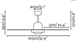 FARO  Ventilatore per soffitto bianco Ibiza  un prodotto in offerta al miglior prezzo online