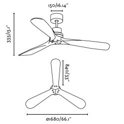 Ventilatore per stanze grandi LANTAU G