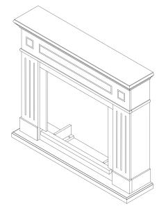 Rivestimento Grigio Scuro Per Caminetto