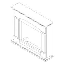 Wooden Frame For Electric Fireplace