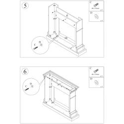 Wengekaminverkleidung