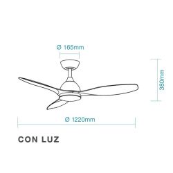 MARTEC  Elite nero DC 1220mm WIFI 18W CCT LED è un prodotto in offerta al miglior prezzo online