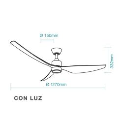 MARTEC  Genova nero DC 1270mm WIFI 16w CCT LED è un prodotto in offerta al miglior prezzo online