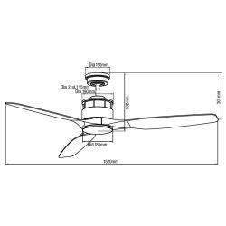 Governor Wood AC 1500 mm