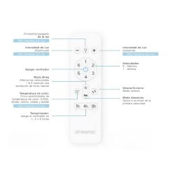 Mallorca neronoce DC 1066 mm WIFI 20W CCT LED